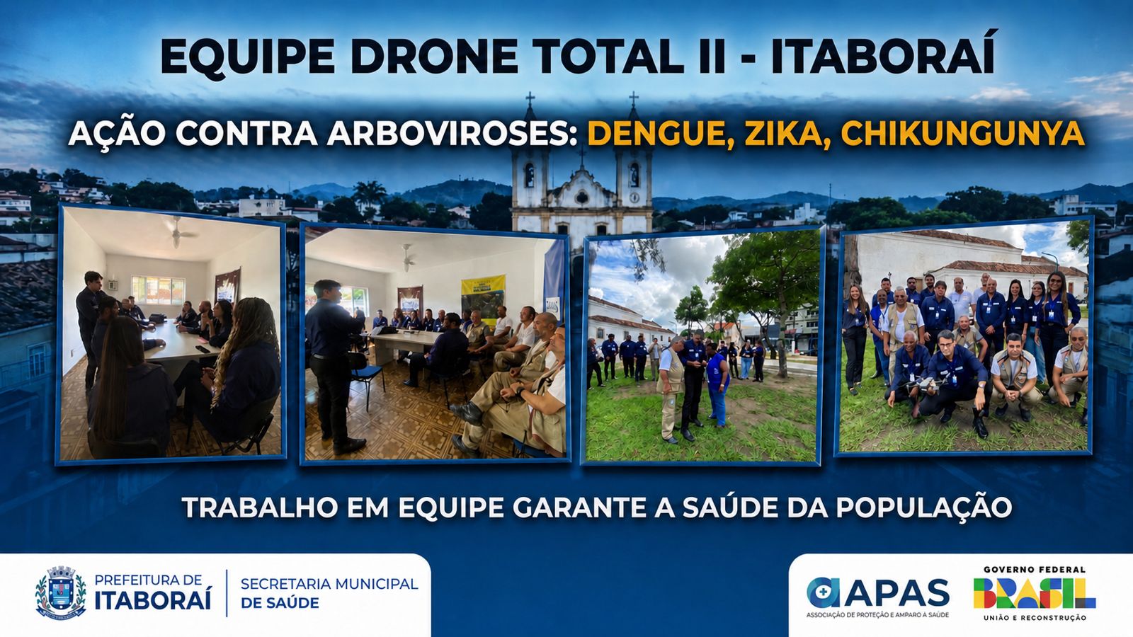 Primeira Operação de Voo Fortalece Combate às Arboviroses no Município
